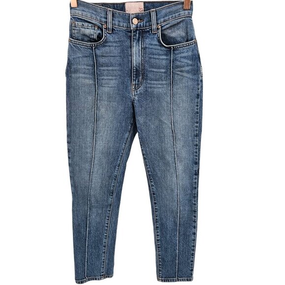 Revice Womens 27‎ Venus Crop Stargazer Star Butt Jeans - Picture 2 of 14